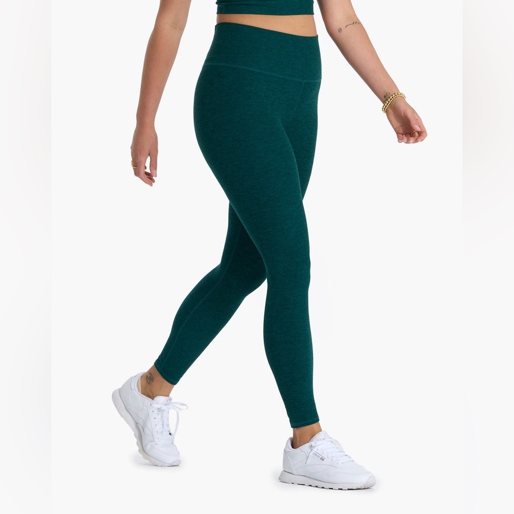 Vuori Green Leggings High-Waisted Seamless Design - Picture 2 of 7